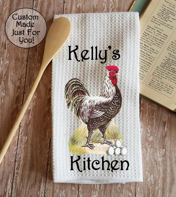Welcome to our Farmhouse Personalized Waffle Weave Microfiber